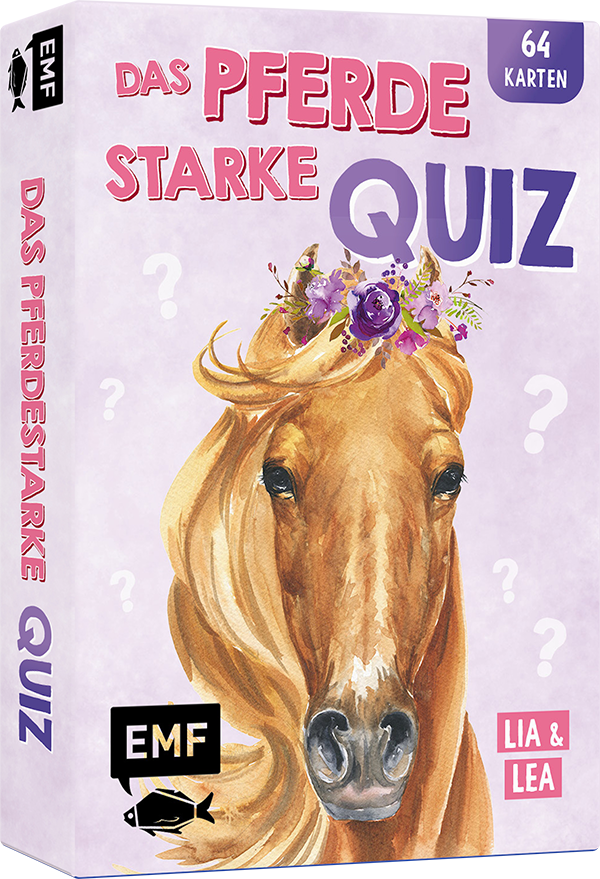 Kartenspiel: Das pferdestarke Quiz von den beliebten Social-Media-Stars Lia und Lea – # ponylife