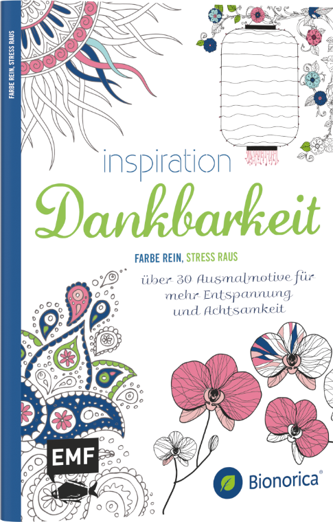 Inspiration Dankbarkeit – Farbe rein, Stress raus