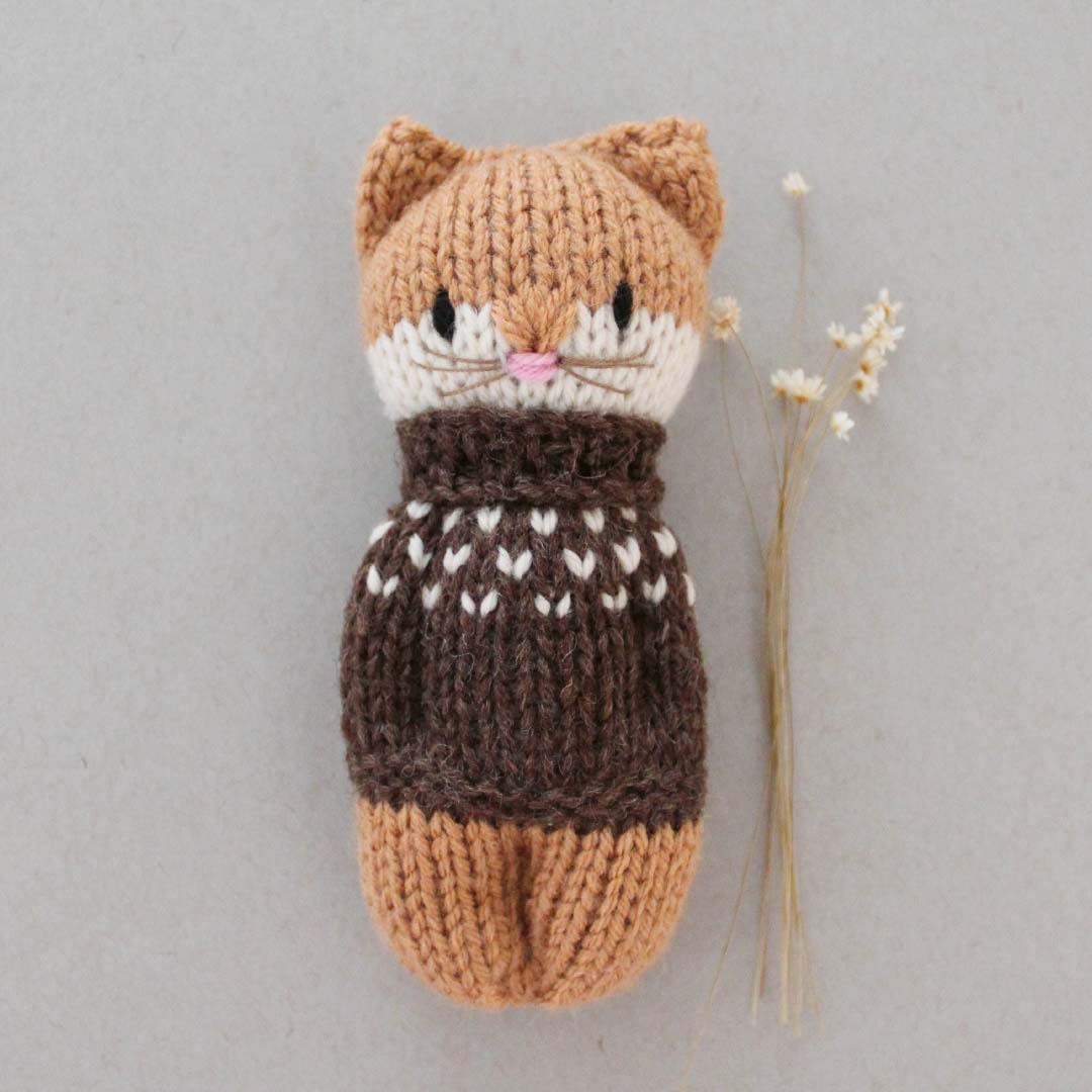 DIY-Anleitung "Kätzchen Kati" aus dem Buch "Strickies sweet & easy" von French Lavender Home