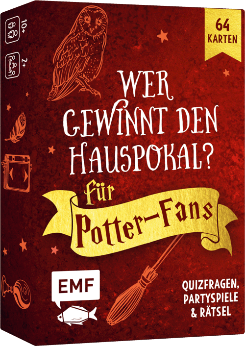 Kartenspiel: Wer gewinnt den Hauspokal? Das Partyspiel für alle Harry Potter-Fans