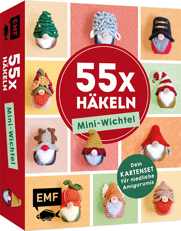 55 x häkeln – Mini-Wichtel: Dein Kartenset