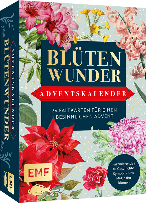 Adventskalender-Kartenset: Blütenwunder