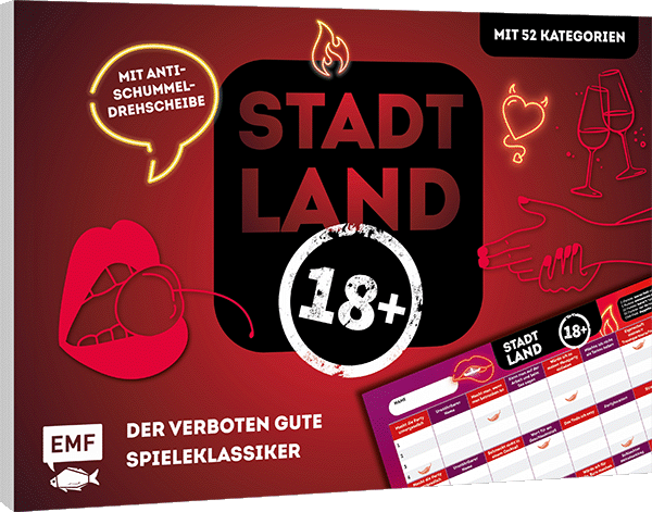 Stadt, Land, Ü18 – Der verboten gute Spieleklassiker für Partys, Geburtstage und JGAs