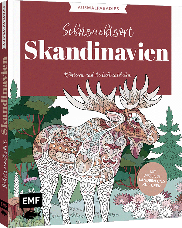 Ausmalparadies – Sehnsuchtsort Skandinavien