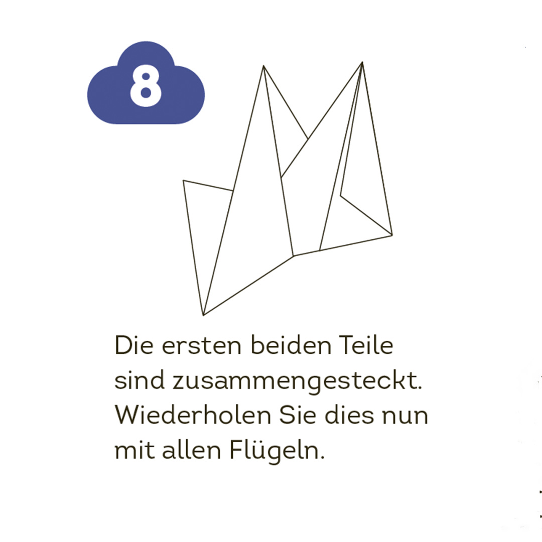 Schritt 8 Anleitung "Origami Sonnenstern" aus dem Buch "333 Origami – Beautiful Sky"