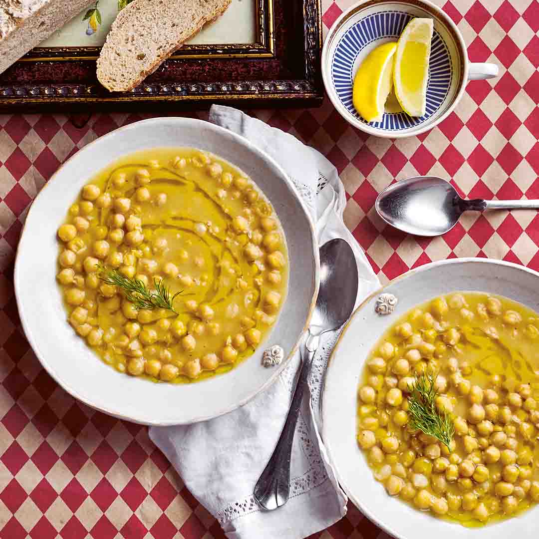 Kichererbsen-Zitronen-Suppe