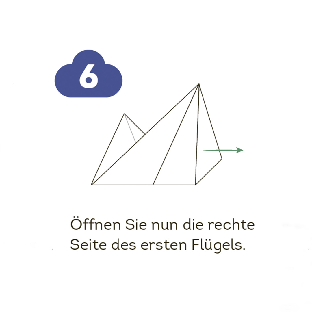 Schritt 6 Anleitung "Origami Sonnenstern" aus dem Buch "333 Origami – Beautiful Sky"