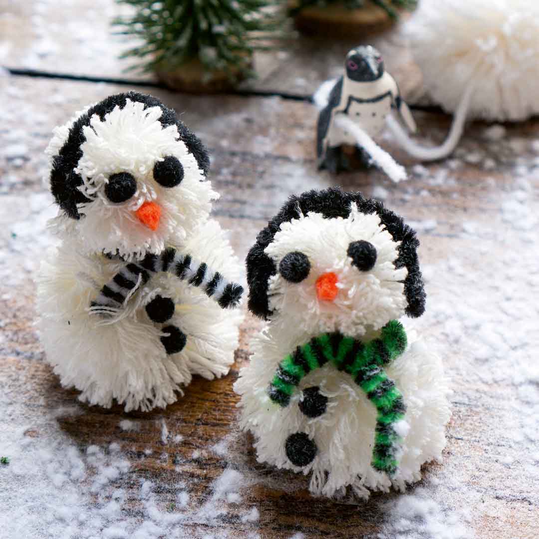 Pompon-Schneemann