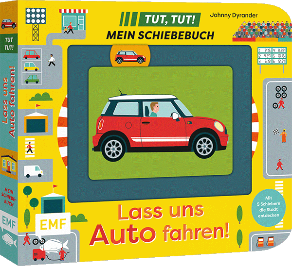 Tut, Tut! – Mein Schiebebuch: Lass uns Auto fahren!