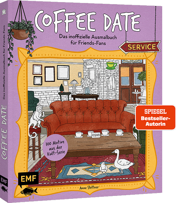 Coffee-Date – Das inoffizielle Ausmalbuch für Friends-Fans