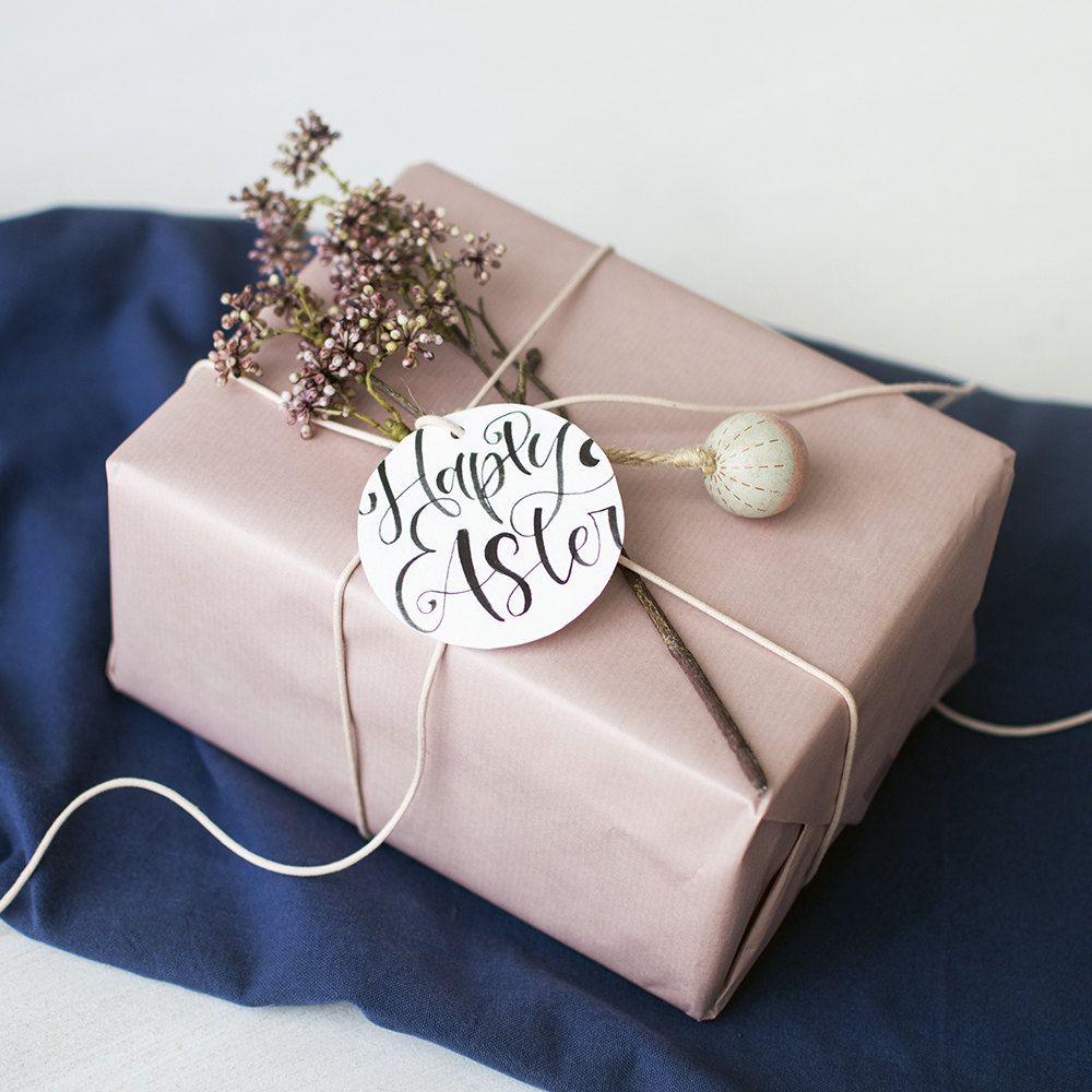Geschenkanhänger "Happy Easter"