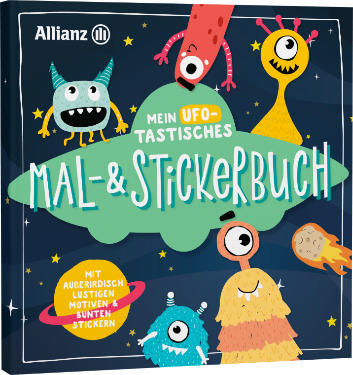Allianz UFO-Malbuch