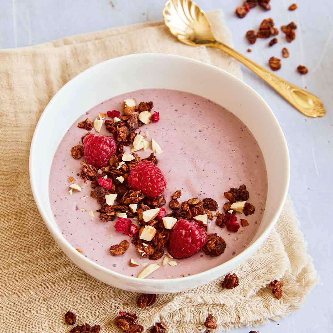Samt-Seiden-Smoothie-Bowl
