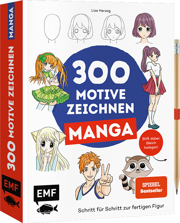 300 Motive zeichnen – Manga