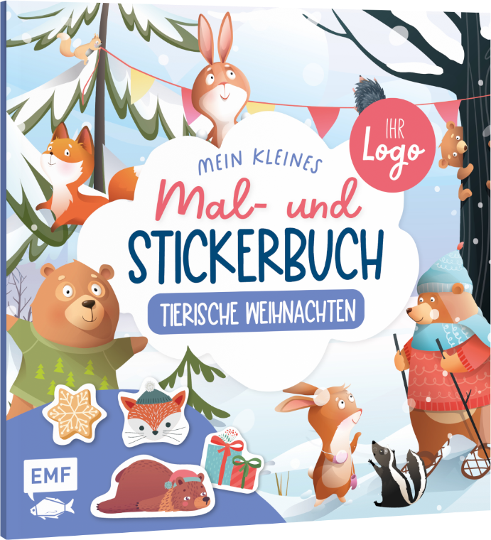 Mal- und Stickerbuch Weihnachten